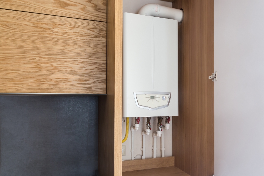 Boiler Cupboard With Storage Space