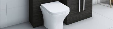 Calm Grey Right Hand Combination Vanity Unit Set with Toilet - 1100mm