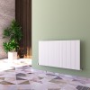 Carisa Monza 600 x 1040mm White Designer Aluminium Radiator