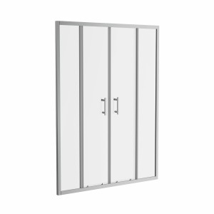 Ennerdale - 1400mm Double Sliding Shower Door - Chrome