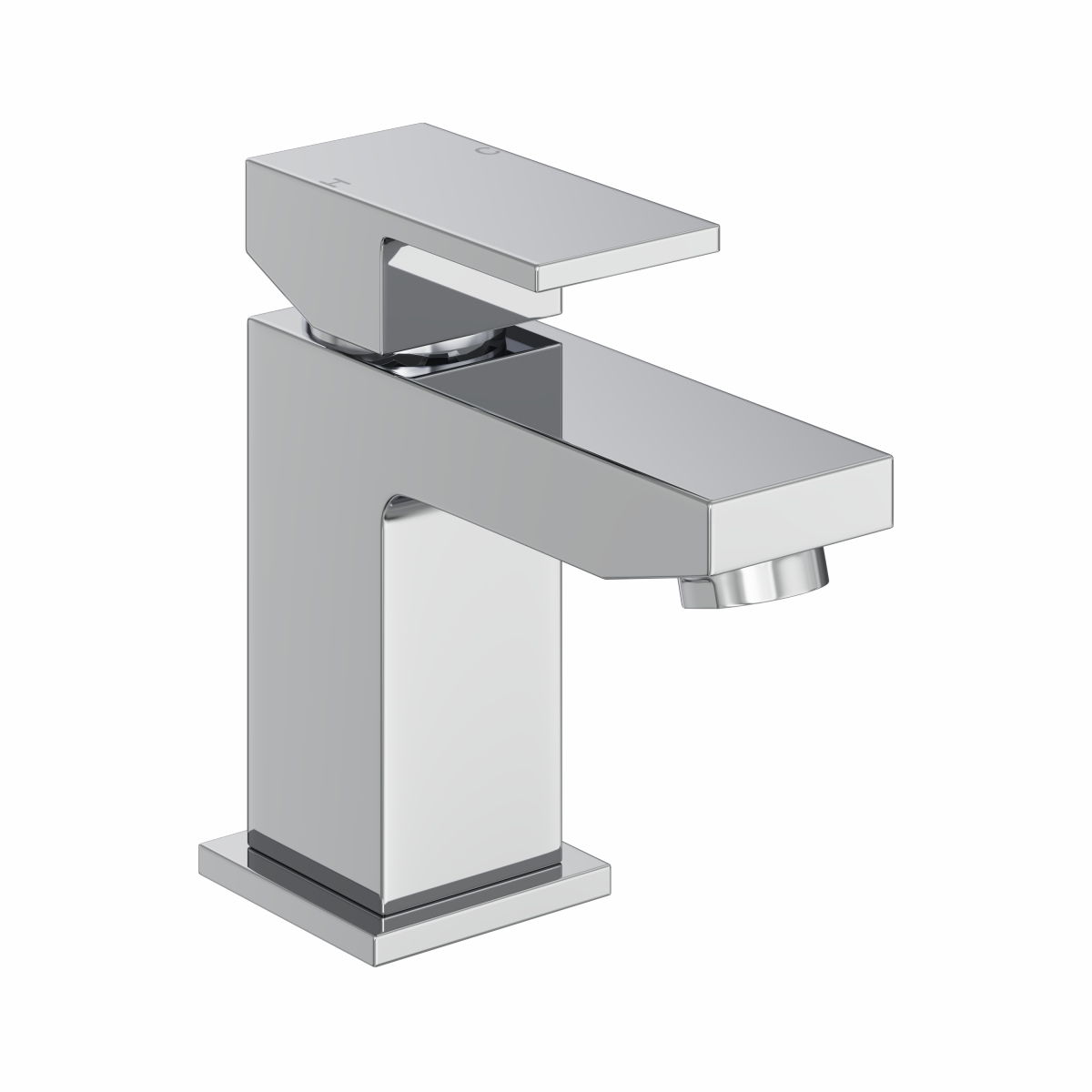 Alban Modern Cloakroom Mono Basin Mixer Tap - Chrome