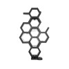 Terma Hex Designer Radiator 821 x 486mm - Matt Black