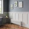 Bern 300 x 1190mm White Four Column Horizontal Traditional Radiator