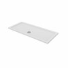 Essentials 1600 x 700mm Rectangle Stone Shower Tray White