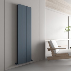 Carisa Nemo Double 1800 x 470mm Anthracite Designer Aluminium Radiator