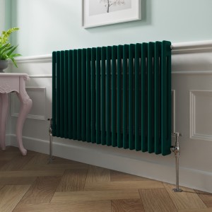 Bern 600 x 1010mm Blue Green Double Horizontal Column Radiator