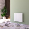 Carisa Monza 600 x 660mm White Designer Aluminium Radiator