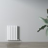 Carisa Plata 600 x 420mm White Designer Aluminium Radiator