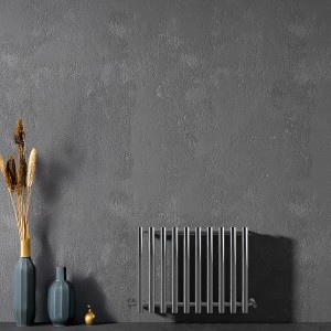 Carisa Mayra 550 x 720mm Chrome Plated Designer Steel Radiator
