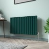 Karlstad 600 x 1022mm Blue Green Double Flat Panel Horizontal Designer Radiator