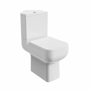 Feel 600 Close Coupled Toilet with Corner Cistern & Soft Close Seat