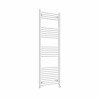 Bergen 1600 x 600mm Straight White Thermostatic Touch Control Electric Heated Towel Rail