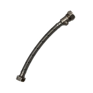 22mm x 3/4" Flexible Tap Connector With Isolation Valve 300mm - WRAS Approved