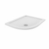 Essentials 1000 x 800mm Left Hand Offset Quadrant Stone