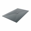 Terra - 1600x1000mm  Slate Effect Rectangle Shower Tray Anthracite