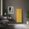 Karlstad 1800 x 682mm Zinc Yellow Single Vertical Flat Panel Designer Radiator