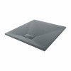 Terra - 1000x900mm Slate Effect Rectangle Shower Tray Anthracite