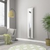 Norden White Designer Vertical Radiator with Mirror - Choice of Size