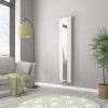Norden 1800 x 380mm White Mirror Double Panel Vertical Designer Radiator