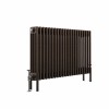 Bern 600 x 1010mm Traditional Black Copper Horizontal Four Column Radiator