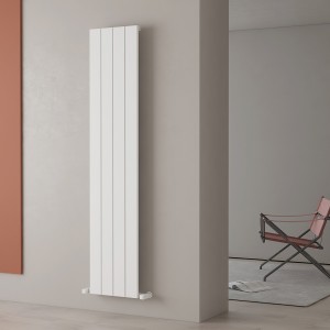 Carisa Nemo 1800 x 375mm White Designer Aluminium Radiator