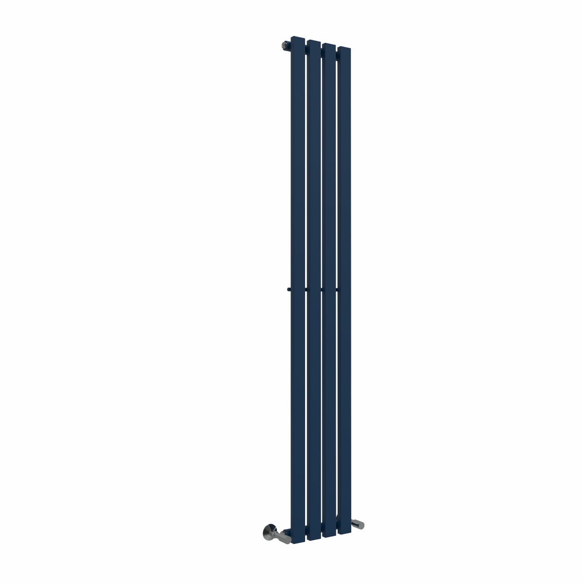 Lulea 1800 x 270mm Sapphire Blue Single Vertical Flat Panel Designer Radiator