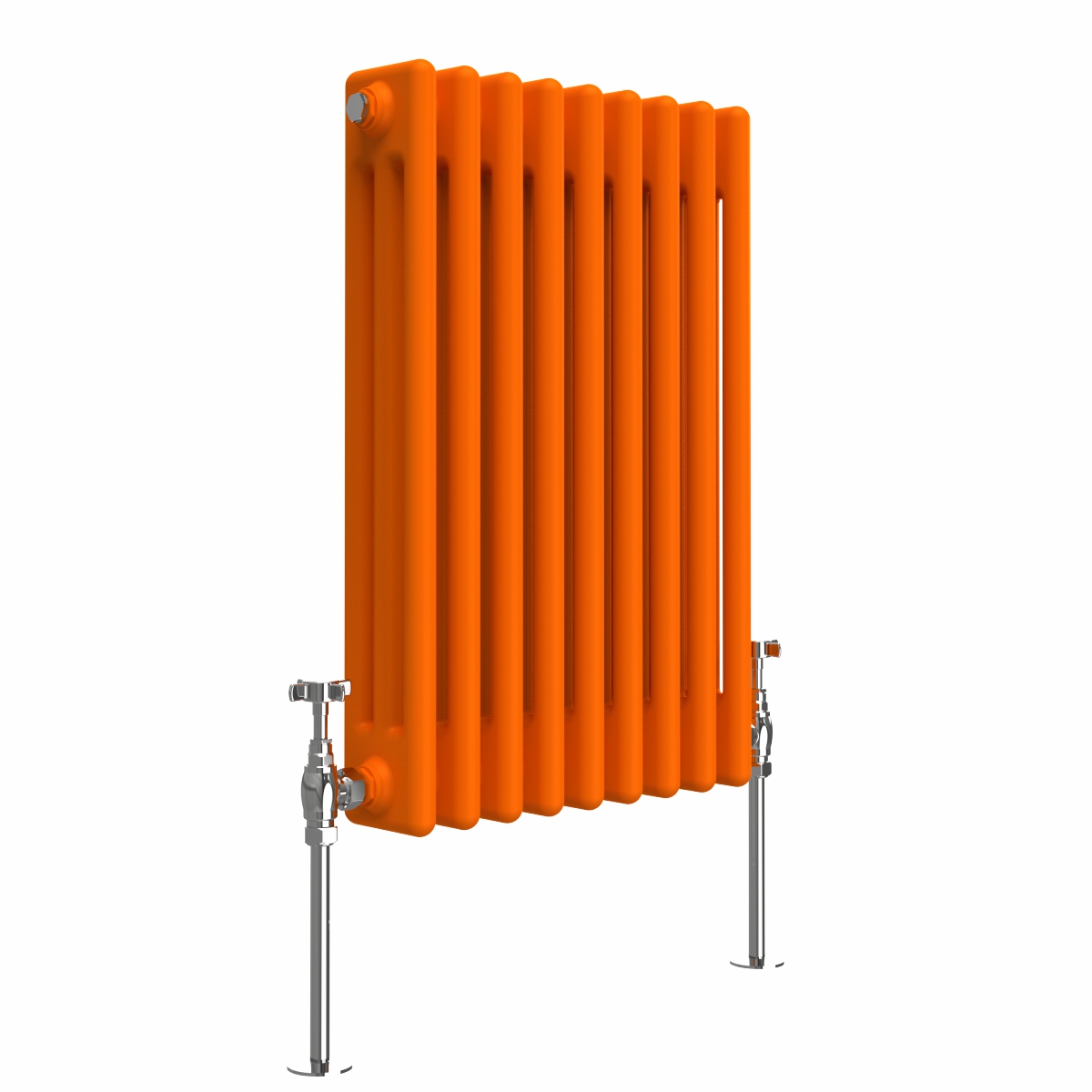 Bern 600 x 425mm Bright Orange Triple Horizontal Column Radiator