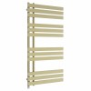 Koli 1200 x 600mm Brushed Brass Simple Electric Heated Towel Rail