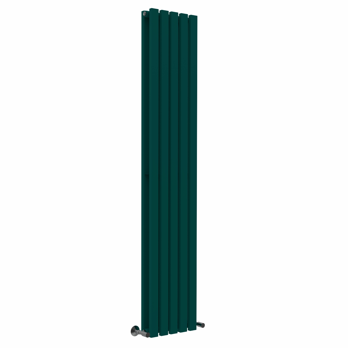 Lulea 1800 x 340mm Blue Green Double Flat Panel Vertical Designer Radiator