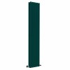 Lulea 1800 x 340mm Blue Green Double Flat Panel Vertical Designer Radiator