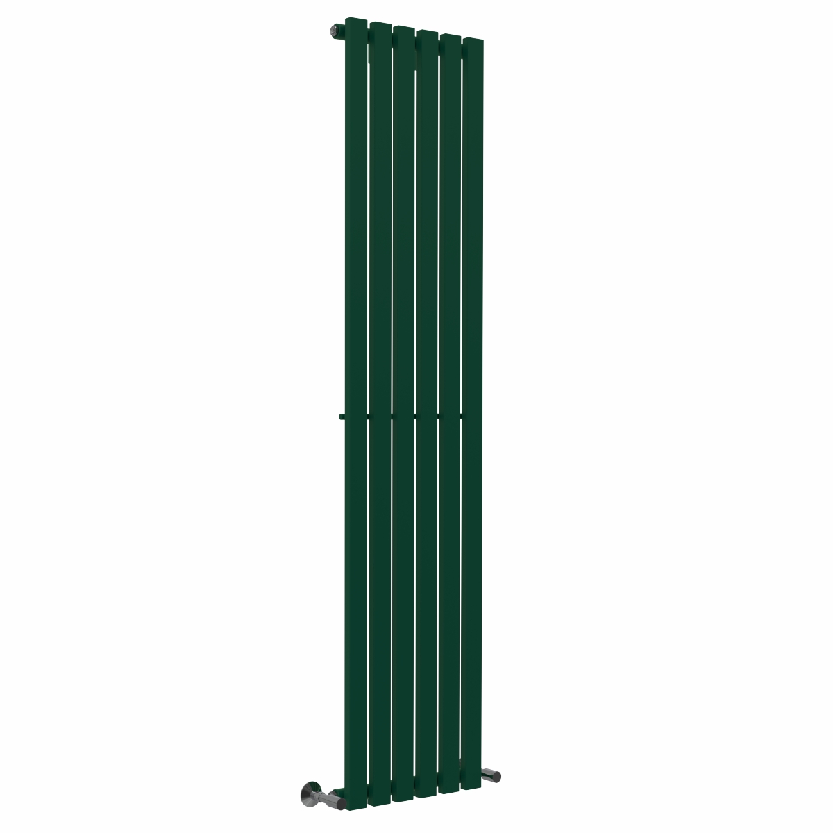 Lulea 1800 x 410mm Moss Green Single Flat Panel Vertical Designer Radiator