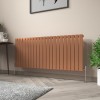 Karlstad 600 x 1430mm Metallic Bronze Single Flat Panel Horizontal Designer Radiator