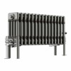 Bern 300 x 695mm Raw Metal Four Column Horizontal Traditional Radiator