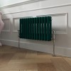 Bern 300 x 605mm Blue Green Double Horizontal Column Radiator
