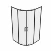 Ennerdale - 900 x 900mm Quadrant Shower Enclosure - Black