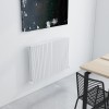 Carisa Monza Double 600 x 850mm White Designer Aluminium Radiator