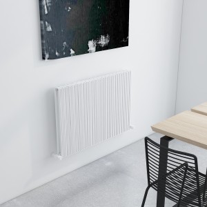 Carisa Monza Double 600 x 850mm White Designer Aluminium Radiator
