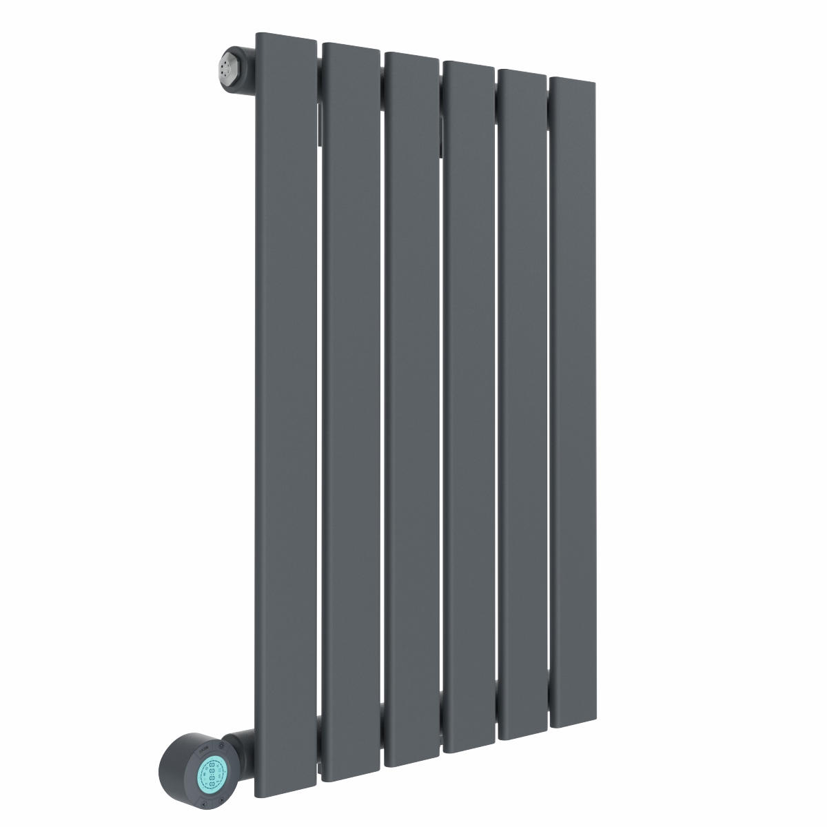 Karlstad 600 x 410mm Anthracite Flat Panel Horizontal Wifi Electric Radiator - 400W