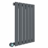 Karlstad 600 x 410mm Anthracite Horizontal Flat Panel Wifi Electric Radiator - 600W