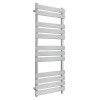 Juva 1200 x 500mm Chrome Flat Panel Simple Electric Heated Towel Rail