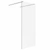 Wasdale 900mm Chrome Walk Through Wet Room Screen