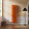 Bern 1800 x 560mm Bright Orange Triple Vertical Column Radiator