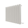 Carisa Otto 600 x 795mm White Designer Aluminium Radiator