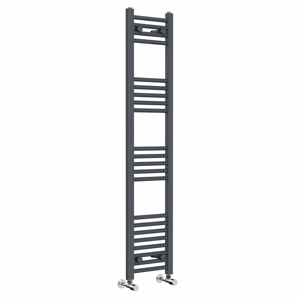 Bergen 1400 x 300mm Straight Anthracite Heated Towel Rail