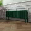 Bern 300 x 1190mm Traditional Moss Green Horizontal Four Column Radiator