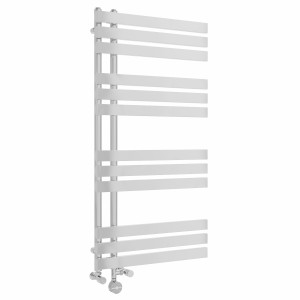 Koli 1200 x 600mm Dual Fuel Chrome Thermostatic Touch Control Electric Heated Towel Rail