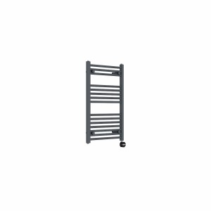 Bergen 800 x 500mm Straight Anthracite Thermostatic Touch Control Electric Heated Towel Rail