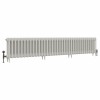 Classic  450 x 2266mm Porcelain White Triple Column Cast Iron Radiator - 36 Sections