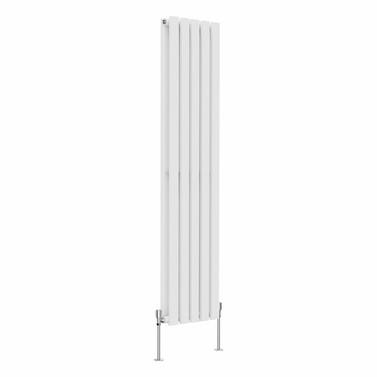 Lulea 1600 x 340mm White Double Vertical Flat Panel Radiator