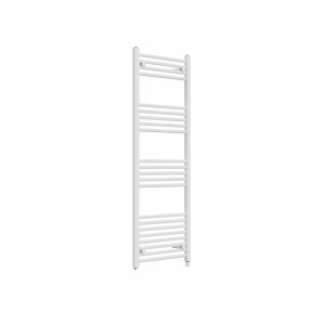 Bergen 1400 x 500mm Straight White Prefilled Electric Heated Towel Rail